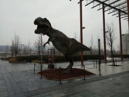 Bergamo - Tyrannosaurus rex Ospedale Papa Giovanni XXIII